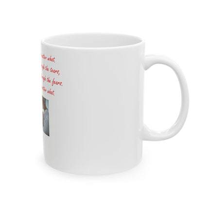Anniversary Photo Ceramic Mug — "Together forever, no matter what" Keepsake (11oz/15oz)