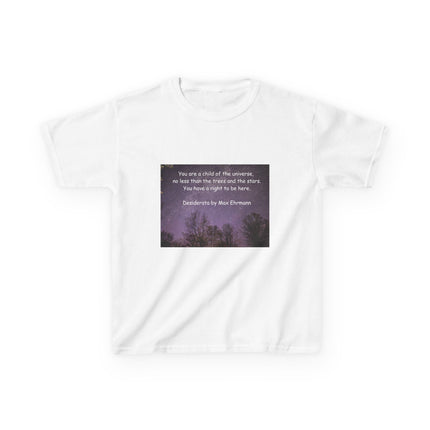 Kids Tee – “Child of the Universe” Quote – Heavy Cotton™