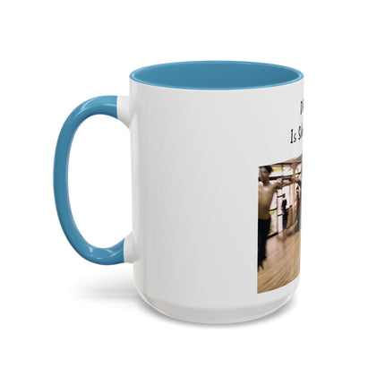 Dancing Is Silent Poetry Accent Coffee Mug — Inspirational Dance Quote Mug