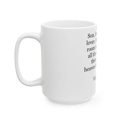 Victor Hugo Quote Ceramic Mug — Inspirational Literary Coffee Mug (11oz & 15oz)