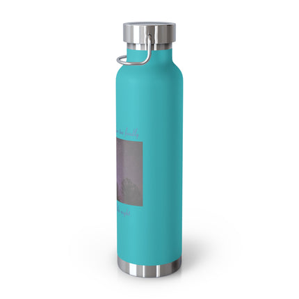 Starry Night Insulated Water Bottle - 22oz, Inspirational Quote