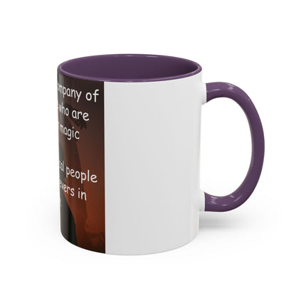 Believers of Happy Moments Mug – 11oz Accent Cup with Magic Quote