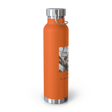 BYOB Copper Vacuum Insulated Water Bottle - 22oz - Bring Your Own Book Design