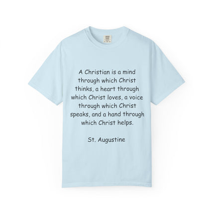 Inspirational Christian Quote T-Shirt - Unisex Garment-Dyed Tee