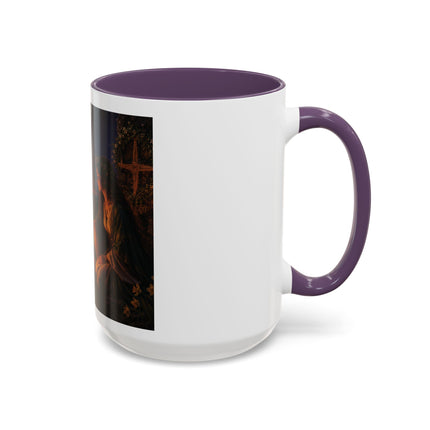 Brigid’s Fire Accent Coffee Mug — Pagan Imbolc Celebration Tea Cup (11/15oz)