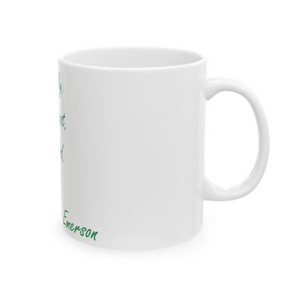 Inspirational Ceramic Mug – Be Silly, Honest, Kind, 11oz