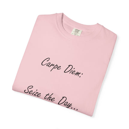 Inspirational Unisex T-Shirt - 'Carpe Diem: Seize the Day'
