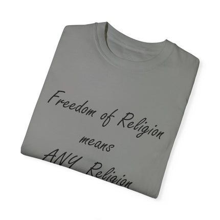 Freedom of Religion Tee – Unisex Statement Shirt for All Beliefs