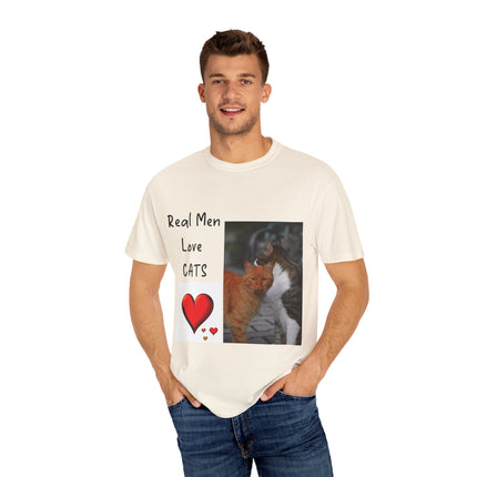 Real Men Love Cats Unisex T-Shirt – Cute Cat Lover Tee