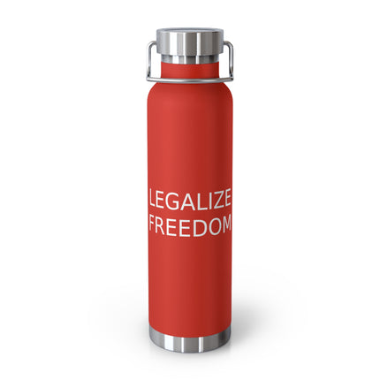 Legalize Freedom Bottle – 22oz Copper Insulated Flask for Change
