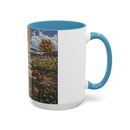 Samhain Accent Mug – 15oz Ceramic Cup with Pumpkin Spice Wit