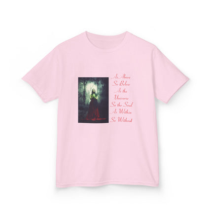 Mystical Kids Tee – “As Above, So Below” Inspirational Design