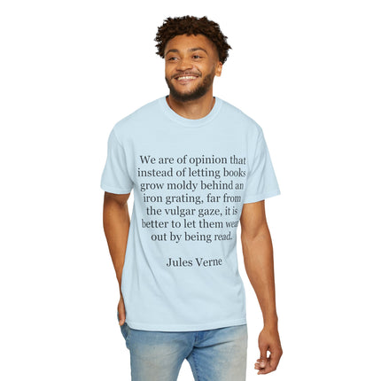 Jules Verne Quote T-Shirt — Literary Quote Tee for Book Lovers