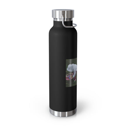 Copper Insulated Water Bottle - 22oz with Easter Design & Humorous Quote