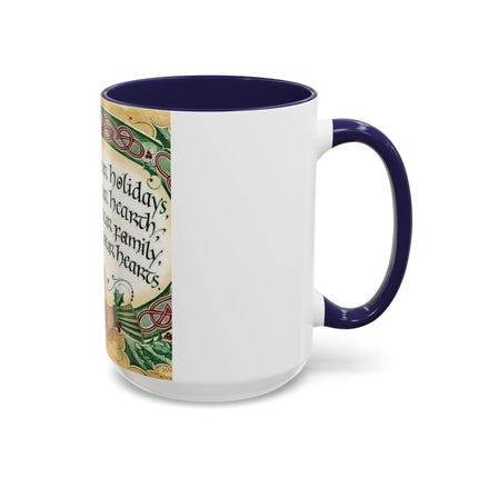 Celtic Holiday Blessings Mug – 15oz Accent for Cozy Gatherings