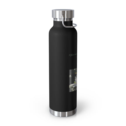 Zen Serenity Copper Bottle – 22oz Lotus Design for Mindful Living