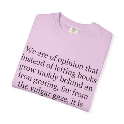 Jules Verne Quote T-Shirt — Literary Quote Tee for Book Lovers