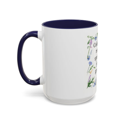 Spring Gratitude Coffee Mug — "Celebrate the return of spring with joy and gratitude"