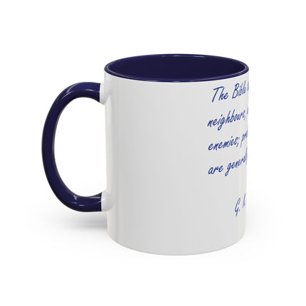 Chesterton Quote Mug – 11oz Accent Cup for Literary Peacemakers