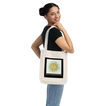 Summer Solstice Tote – Organic Canvas Bag for Seasonal Joy
