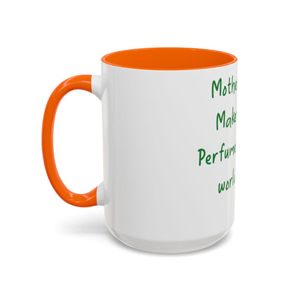Mother Nature Accent Mug – 15oz Ceramic Cup for Eco Enthusiasts