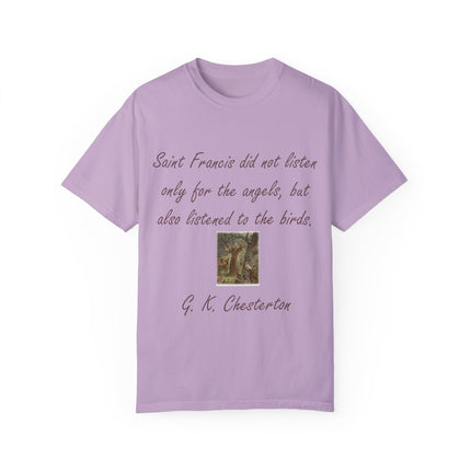 Spiritual Tee – Honoring Saint Francis – Eco-Friendly Unisex