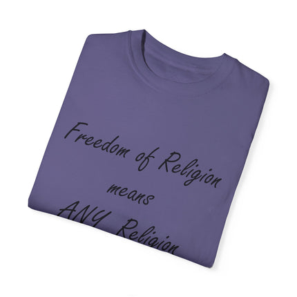 Freedom of Religion Tee – Unisex Statement Shirt for All Beliefs