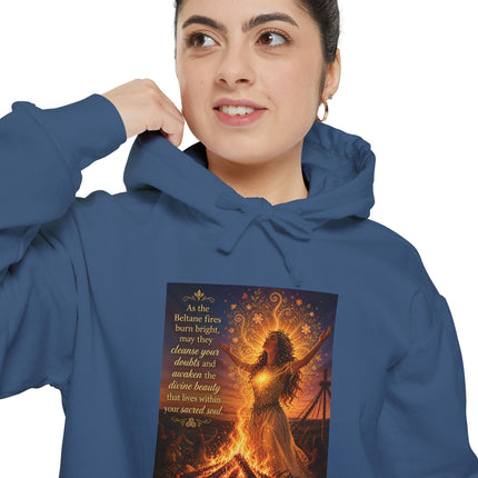 Beltane Fire Hoodie — Inspirational Prayer Design