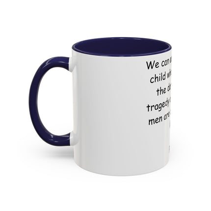 Plato Quote Ceramic Mug – 11oz Accent Cup for Daily Wisdom