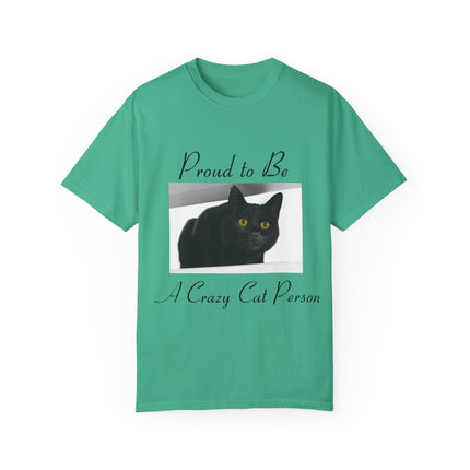 Proud to Be a Crazy Cat Person T-Shirt – Unisex Tee for Cat Lovers
