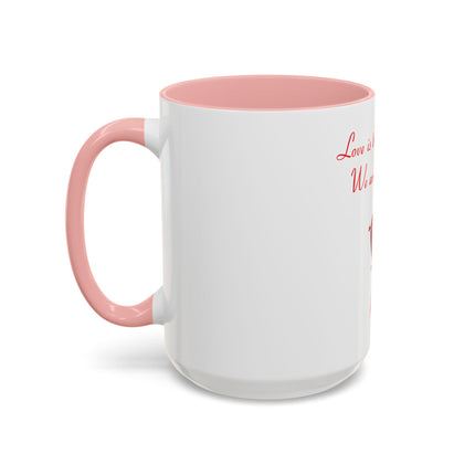 Rumi Quote Accent Mug — “Love is the whole thing. We are only pieces.”