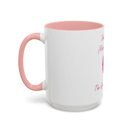 Damask Rose Coffee Mug — "The Queen of Flowers" Botanical Tea Cup