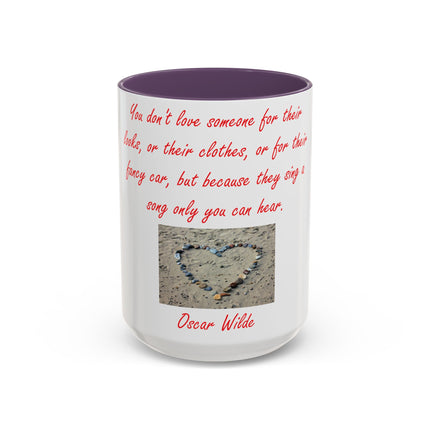 Oscar Wilde Quote Mug – 15oz Accent Ceramic Drinkware