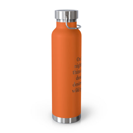 Beltane Quote Stainless Bottle — 22oz Copper Vacuum Insulated