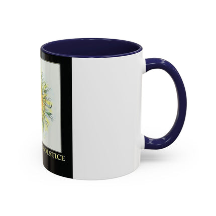 Summer Solstice Mug – 11oz Accent Ceramic Cup with Sunshine Art