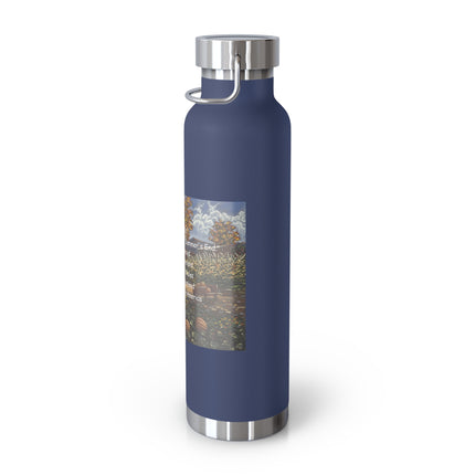 Samhain-Themed Copper Vacuum Insulated Bottle - Fall & Halloween Essentials
