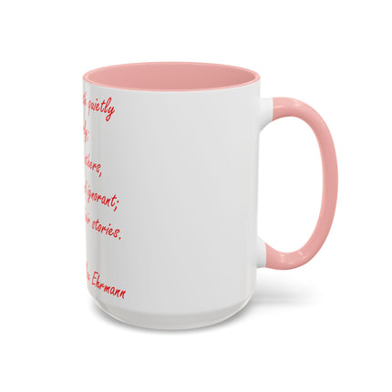 Inspirational Accent Coffee Mug - Desiderata Quote - 15oz