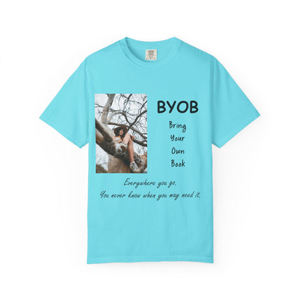 BYOB Inspire Unisex T-Shirt - Bring Your Own Book Design