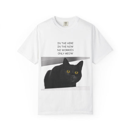 Inspirational Cat T-Shirt for Cat Lovers - 'Only Meow'