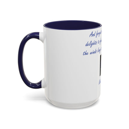 15oz Ceramic Mug with Khalil Gibran Quote | Earth Accent Cup