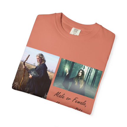 Unisex Garment-Dyed Witch T-Shirt - "A Witch Is A Witch" Design