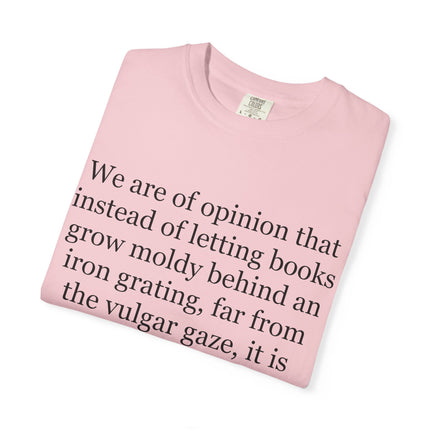 Jules Verne Quote T-Shirt — Literary Quote Tee for Book Lovers