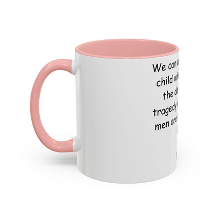Plato Quote Ceramic Mug – 11oz Accent Cup for Daily Wisdom