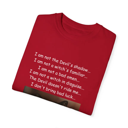Unisex Cat-Themed T-Shirt – "Please Don't Hurt Me" Design