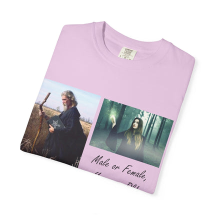 Unisex Garment-Dyed Witch T-Shirt - "A Witch Is A Witch" Design