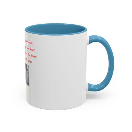 Accent Coffee Mug — 'Together Forever' Romantic Photo Mug (11/15oz)