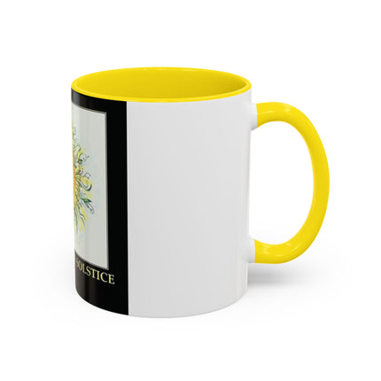 Summer Solstice Mug – 11oz Accent Ceramic Cup with Sunshine Art