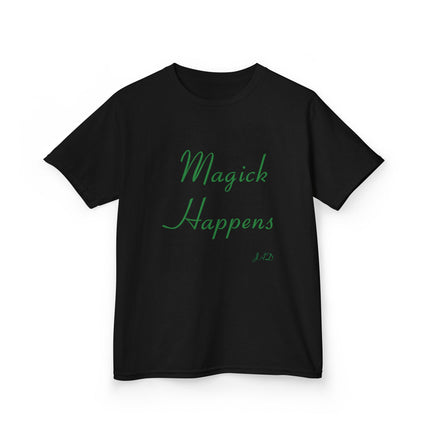 Magick Happens Kids Tee – Cotton T-Shirt for Creative Dreamers