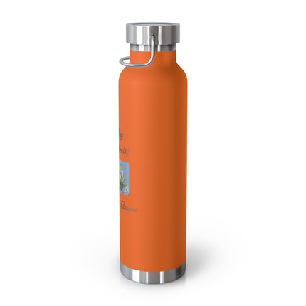 Ylang Ylang Floral Insulated Bottle - 22oz Copper Functional Style