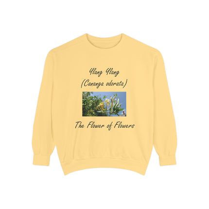 Unisex Ylang Ylang Sweatshirt - Floral Design & Comfort